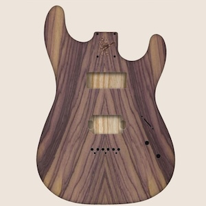 Rosewood Electric Guitar Body